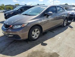 Honda Civic salvage cars for sale: 2013 Honda Civic LX