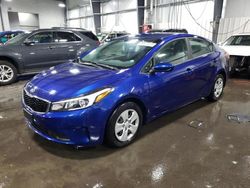 Salvage cars for sale from Copart Ham Lake, MN: 2018 KIA Forte LX