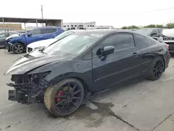 Salvage cars for sale at Grand Prairie, TX auction: 2015 Honda Civic SI