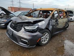 Salvage cars for sale at Elgin, IL auction: 2022 Chrysler Pacifica Touring L