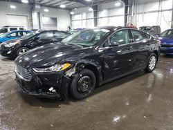 Salvage cars for sale at Ham Lake, MN auction: 2015 Ford Fusion S