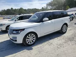 Salvage cars for sale from Copart Fairburn, GA: 2016 Land Rover Range Rover HSE