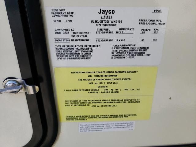 2016 Jayco Trailer