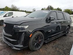 Salvage cars for sale at Pennsburg, PA auction: 2023 Cadillac Escalade V ESV Sport