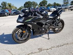 Salvage cars for sale from Copart Rogersville, MO: 2017 Kawasaki EX650 J