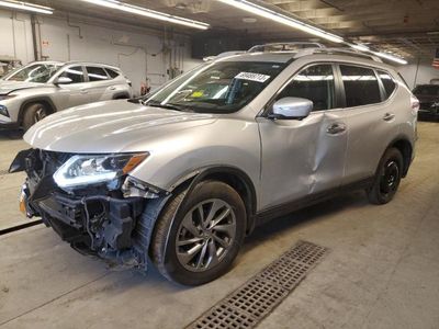 Salvage cars for sale from Copart Wheeling, IL: 2015 Nissan Rogue S