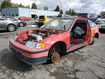 Salvage cars for sale from Copart Portland, OR: 1989 Honda Civic 1500 CRX SI