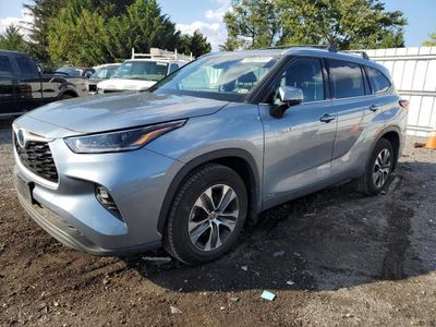 Salvage cars for sale from Copart Finksburg, MD: 2021 Toyota Highlander Hybrid XLE