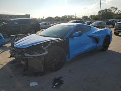 Salvage cars for sale from Copart Wilmer, TX: 2022 Chevrolet Corvette Stingray 1LT