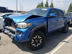 Salvage cars for sale from Copart Rancho Cucamonga, CA: 2016 Toyota Tacoma Double Cab