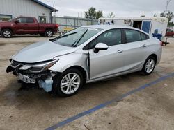 Vehiculos salvage en venta de Copart Pekin, IL: 2017 Chevrolet Cruze LT