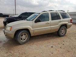 Salvage cars for sale at Andrews, TX auction: 1999 Jeep Grand Cherokee Limited