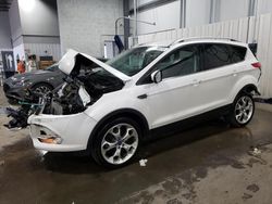 Salvage cars for sale at Ham Lake, MN auction: 2015 Ford Escape Titanium