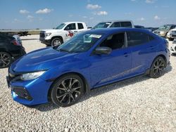 Salvage cars for sale from Copart Temple, TX: 2018 Honda Civic Sport