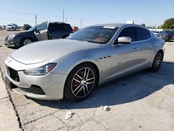 Salvage cars for sale from Copart Oklahoma City, OK: 2015 Maserati Ghibli S