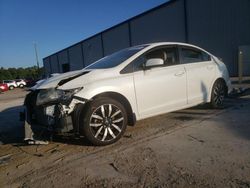 Salvage cars for sale from Copart Apopka, FL: 2015 Honda Civic EXL