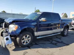 Salvage cars for sale at Littleton, CO auction: 2011 Ford F150 Supercrew