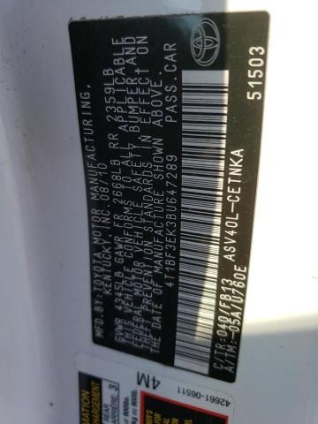 2011 Toyota Camry Base