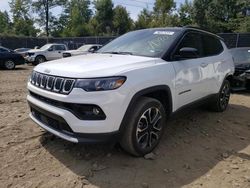 Salvage cars for sale from Copart Waldorf, MD: 2023 Jeep Compass Limited
