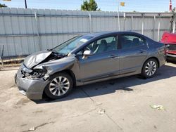 Honda salvage cars for sale: 2009 Honda Civic EX