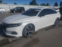 Honda Accord Sport salvage cars for sale: 2022 Honda Accord Sport