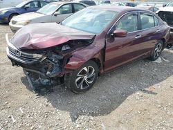 Salvage cars for sale from Copart Columbus, OH: 2016 Honda Accord LX