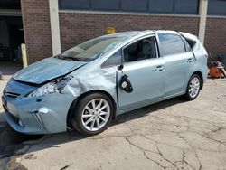 Salvage cars for sale from Copart Wheeling, IL: 2014 Toyota Prius V