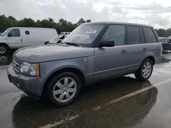 Land Rover salvage cars for sale: 2008 Land Rover Range Rover HSE