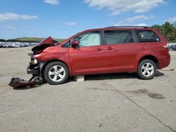 Salvage vehicles for parts for sale at auction: 2012 Toyota Sienna LE