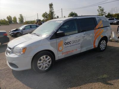 Salvage cars for sale from Copart Montreal Est, QC: 2018 Dodge Grand Caravan SE