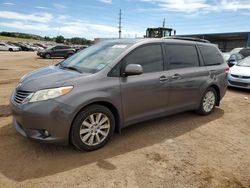 Salvage cars for sale from Copart Colorado Springs, CO: 2011 Toyota Sienna XLE