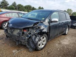 Salvage cars for sale from Copart Elgin, IL: 2015 Toyota Sienna LE