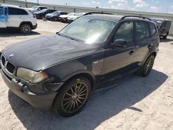 Salvage cars for sale from Copart Temple, TX: 2004 BMW X3 3.0I