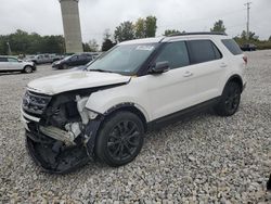 Salvage cars for sale at Wayland, MI auction: 2018 Ford Explorer XLT