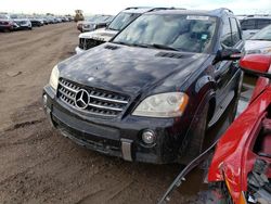 Mercedes-Benz salvage cars for sale: 2008 Mercedes-Benz ML 63 AMG