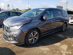 Salvage cars for sale at Chicago Heights, IL auction: 2023 Honda Odyssey Touring