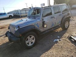 Salvage cars for sale at Oklahoma City, OK auction: 2015 Jeep Wrangler Unlimited Sport