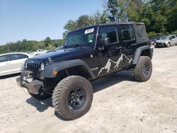 Salvage cars for sale at Candia, NH auction: 2018 Jeep Wrangler Unlimited Sport