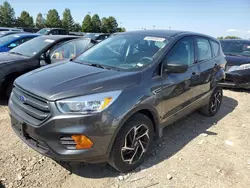 Ford Escape salvage cars for sale: 2017 Ford Escape S