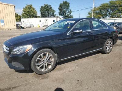 Salvage cars for sale from Copart Moraine, OH: 2015 Mercedes-Benz C 300 4matic