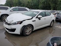 KIA Optima LX salvage cars for sale: 2013 KIA Optima LX