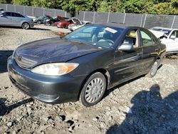 Salvage vehicles for parts for sale at auction: 2002 Toyota Camry LE