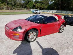 Vehiculos salvage en venta de Copart Fort Pierce, FL: 2001 Mitsubishi Eclipse Spyder GT