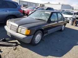 Salvage cars for sale at Vallejo, CA auction: 1989 Mercedes-Benz 190 E 2.6