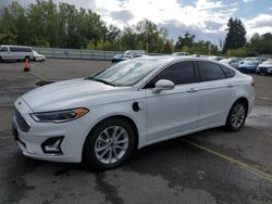 Ford Fusion Titanium salvage cars for sale: 2019 Ford Fusion Titanium