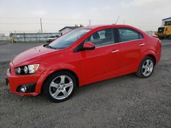 Salvage cars for sale from Copart Airway Heights, WA: 2015 Chevrolet Sonic LTZ