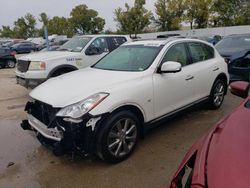 Salvage cars for sale at Bridgeton, MO auction: 2016 Infiniti QX50