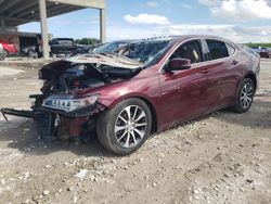 Salvage cars for sale from Copart West Palm Beach, FL: 2016 Acura TLX Tech