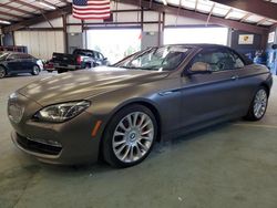 BMW 6 Series salvage cars for sale: 2015 BMW 650 I