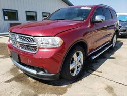 Salvage cars for sale at Pekin, IL auction: 2013 Dodge Durango Citadel